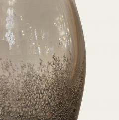  Venfield Medium Murano Pulegoso Smoke Glass Vase - 4288805