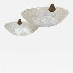  Venfield Minimalist Convex Fritted Glass Flush Mount Ceiling Lights - 4003948