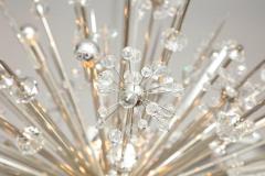  Venfield Monumental Austrian Crystal and Glass Rod Sputnik in Polished Nickel - 2039294
