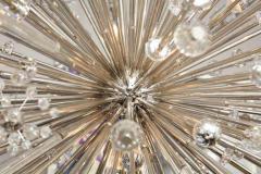  Venfield Monumental Austrian Crystal and Glass Rod Sputnik in Polished Nickel - 3131022