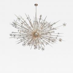  Venfield Monumental Austrian Crystal and Glass Rod Sputnik in Polished Nickel - 3135052