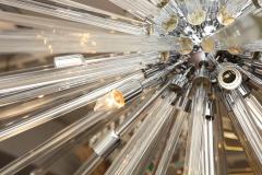  Venfield Monumental Triedri Glass Rod Sputnik Chandelier - 4451282