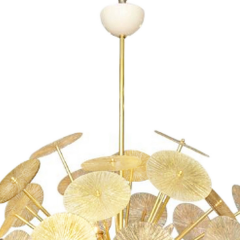  Venfield Murano Amber Glass Parasol Sputnik Style Chandelier 2016 - 2565372