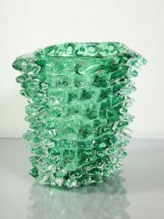  Venfield Murano Green Glass Rostrate Vase - 4440298