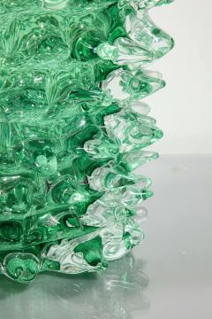  Venfield Murano Green Glass Rostrate Vase - 4440310