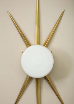  Venfield Pair of Custom Italian Opaline Star Sconces - 2416349