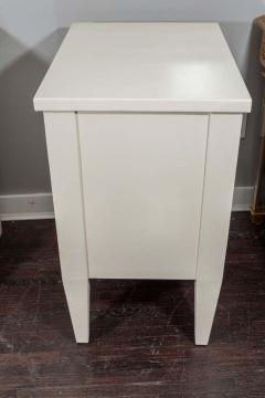  Venfield Pair of Custom Leather Wrapped Nightstands - 3113662