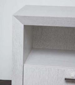  Venfield Pair of Custom Painted Cerused Wood Nightstands - 3140012