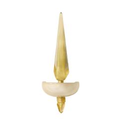  Venfield Pair of Sommerso Aventurine Glass Obelisk Sconces - 4222962