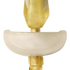  Venfield Pair of Sommerso Aventurine Glass Obelisk Sconces - 4222963