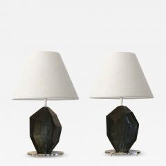  Venfield Petite Pair of Murano Glass Gem Cut Table Lamps 2021 - 2682384