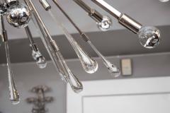  Venfield Polished Nickel Teardrop Chandelier - 4451260