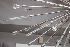  Venfield Polished Nickel Teardrop Chandelier - 4451284