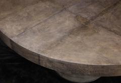  Venfield Round Expandable Parchment Dining Table - 1849133