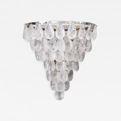  Venfield Single Rock Crystal Cascading Sconce - 3161360