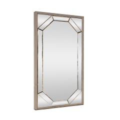  Venfield Stacy Segmented Mirror with Silverleaf Frame - 4288673