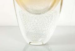 Venfield Tall Gold Sommerso Italian Murano Glass Vase - 3174452