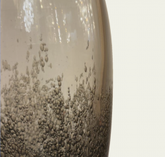  Venfield Tall Murano Pulegoso Smoke Glass Vase - 4288739