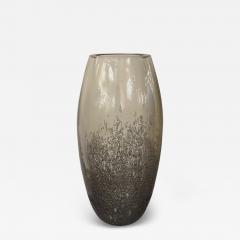  Venfield Tall Murano Pulegoso Smoke Glass Vase - 4289072