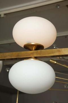  Venfield Ten Elongated Opaline Glass Globe Chandelier - 3140464