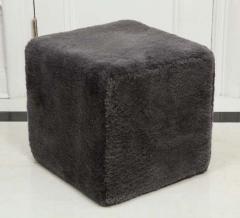  Venfield Venfield Custom Pair of Shearling Cube Foot Stools Ottoman - 3166546