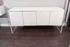  Venfield White Python Sideboard with Lucite Side Panels - 2399093