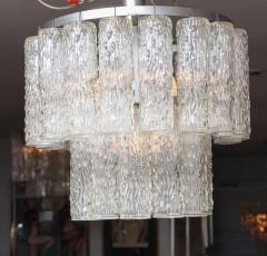  Venice Murano Co Murano Two Tier Chandelier with Sculpted Glass Pendants - 1063890