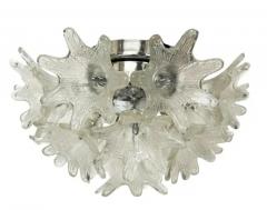  Venina Mid Century Italian Modern Murano Glass Flower Sputnik Light by Venini for VeArt - 3920265