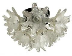  Venina Mid Century Italian Modern Murano Glass Flower Sputnik Light by Venini for VeArt - 3920266