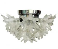  Venina Mid Century Italian Modern Murano Glass Flower Sputnik Light by Venini for VeArt - 3920267