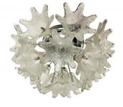  Venina Mid Century Italian Modern Murano Glass Flower Sputnik Light by Venini for VeArt - 3920269