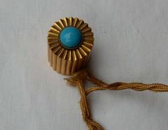  Venini 1950 1970 Clandestic Murano Cristal and Gold Inclusion - 2433407