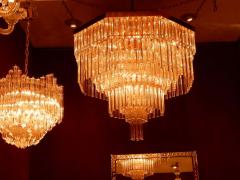  Venini 1970 Chandelier Ceiling Lamp Murano Venini - 2381497