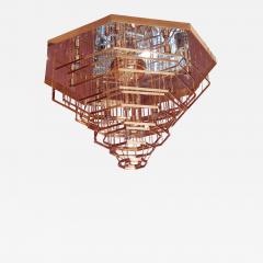  Venini 1970 Chandelier Ceiling Lamp Murano Venini - 2382543