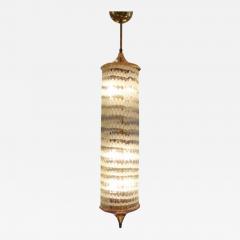  Venini A Hanging Lantern in Gilt Brass and Hand Blown Glass by Venini - 257138
