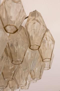  Venini A signed Venini Poliedri chandelier composed of glass diffusers Italy 1950s - 4205788