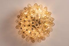  Venini A signed Venini Poliedri chandelier composed of glass diffusers Italy 1950s - 4205819