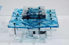  Venini Blue Venini Glass Wall Sconces - 1109956