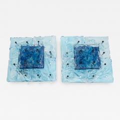  Venini Blue Venini Glass Wall Sconces - 1110106