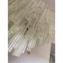  Venini Contemporary Champagne Tronchi Murano Glass Chandelier in Venini Style - 4303356