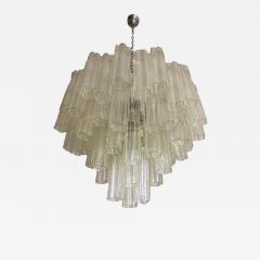  Venini Contemporary Champagne Tronchi Murano Glass Chandelier in Venini Style - 4306138