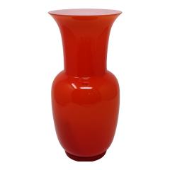  Venini Cranberry Opalino Vase by Venini of Murano - 2019086