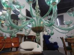  Venini Huge Murano Glass Chandelier Attributed To Venini - 3667671