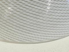  Venini Italian Mid Century Murano Glass Flush Mount Light Fixture by Venini 1940 1950 - 4523364