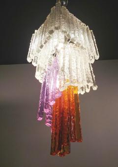  Venini Italian Venini Chandelier in Multicolor 1970s - 683718