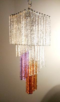  Venini Italian Venini Chandelier in Multicolor 1970s - 683719