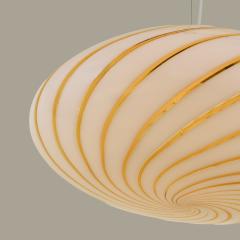  Venini Large Murano swirl pendant in the style of Venini - 4615786