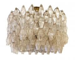  Venini Large Venini Poliedri Chandelier Italy 1960s - 3321058