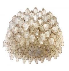  Venini Large Venini Poliedri Chandelier Italy 1960s - 3321061