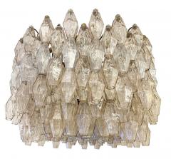  Venini Large Venini Poliedri Chandelier Italy 1960s - 3321070